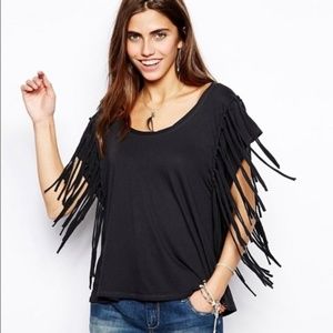 Free People Fringe Tee
